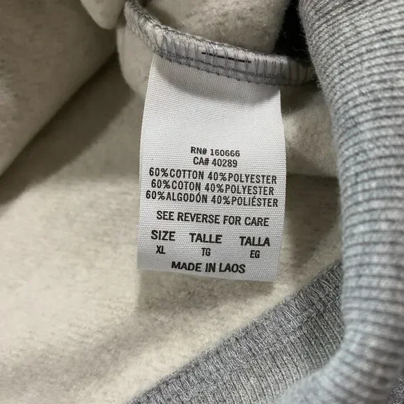 Philadelphia Phillies Retro Arch Logo New Era Hoodie Womens X-Large XL Gray MLB - Picture 15 of 16